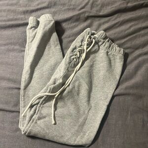 Joah Brown tie up sweatpants